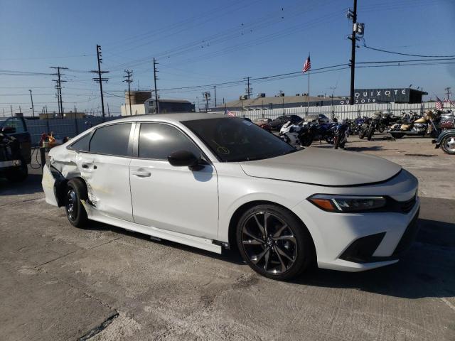 2HGFE2F56NH588565 - 2022 HONDA CIVIC SPOR WHITE photo 1