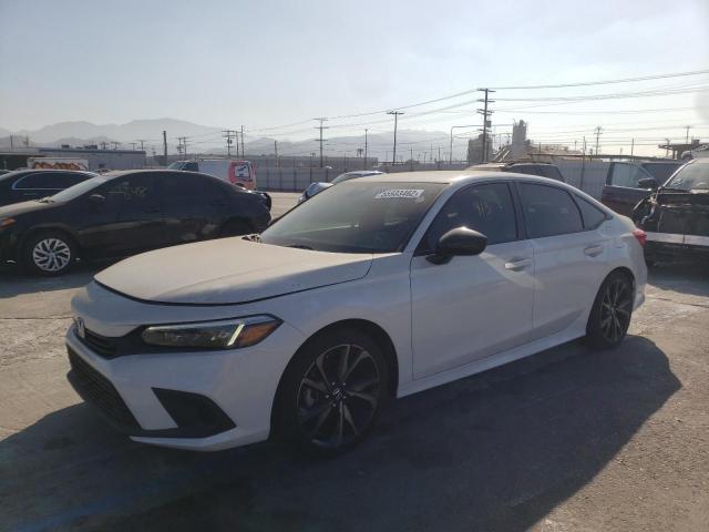 2HGFE2F56NH588565 - 2022 HONDA CIVIC SPOR WHITE photo 2