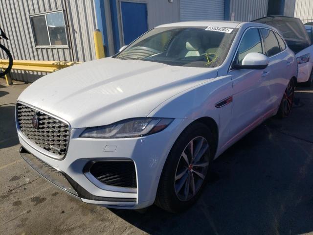 SADCT2FU0MA664930 - 2021 JAGUAR F-PACE R-D WHITE photo 2