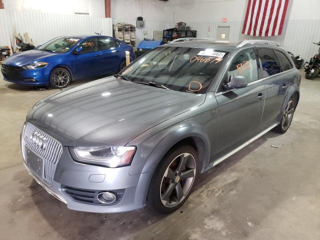 WA1UFAFL7DA046877 - 2013 AUDI A4 ALLROAD GRAY photo 2