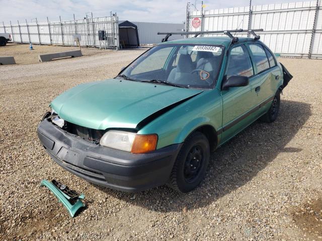 JT2BC51L6V0204730 - 1997 TOYOTA TERCEL CE GREEN photo 2