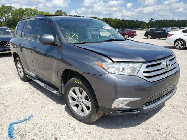 5TDZK3EHXBS034822 - 2011 TOYOTA HIGHLANDER GRAY photo 1