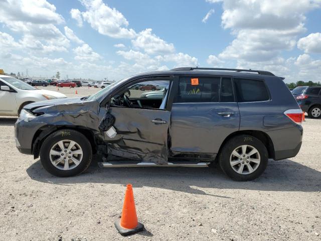 5TDZK3EHXBS034822 - 2011 TOYOTA HIGHLANDER GRAY photo 9