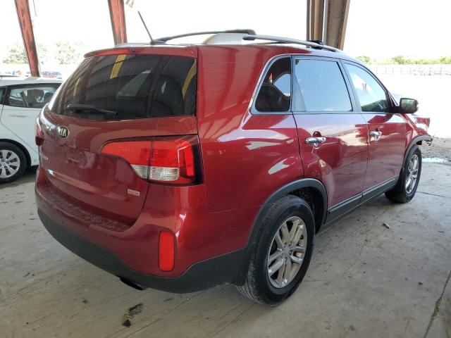 5XYKT4A68FG556487 - 2015 KIA SORENTO LX BURGUNDY photo 4