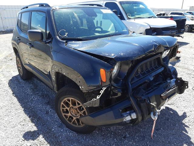 ZACCJBAB3JPH91884 - 2018 JEEP RENEGADE S BLACK photo 1