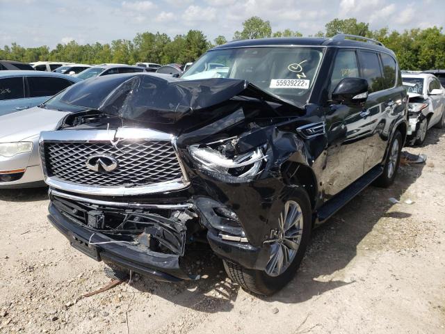 JN8AZ2AE4M9271648 - 2021 INFINITI QX80 LUXE BLACK photo 2