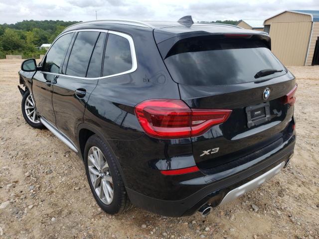 5UXTR9C54KLP90692 - 2019 BMW X3 XDRIVE3 BLACK photo 3