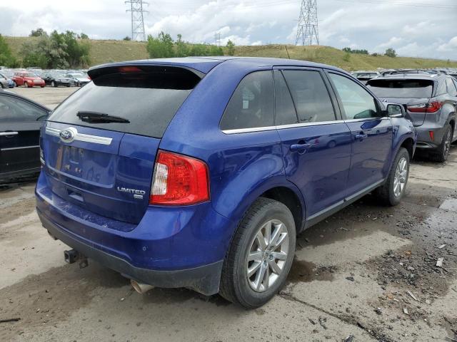 2FMDK4KC1DBB01672 - 2013 FORD EDGE LIMIT BLUE photo 4