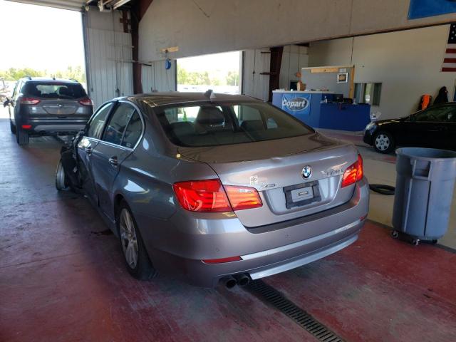 WBAXH5C54DD108564 - 2013 BMW 528 XI GRAY photo 3