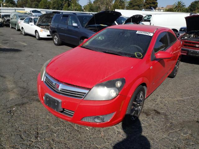 W08AT271685041018 - 2008 SATURN ASTRA RED photo 2