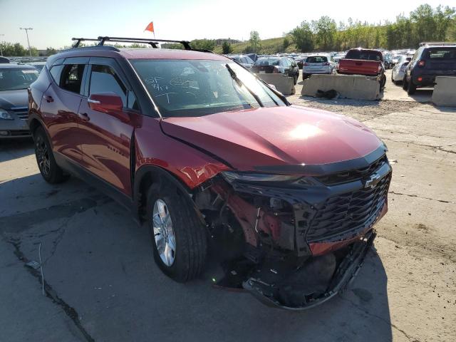 3GNKBHR43MS529794 - 2021 CHEVROLET BLAZER 2LT RED photo 1