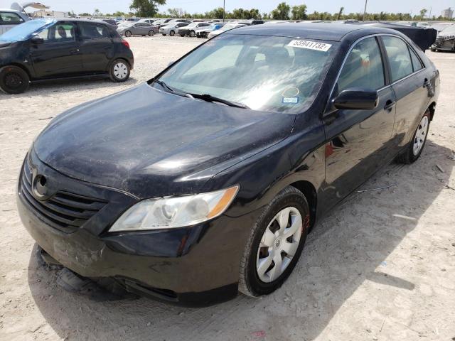 4T1BE46K28U207693 - 2008 TOYOTA CAMRY CE BLACK photo 2