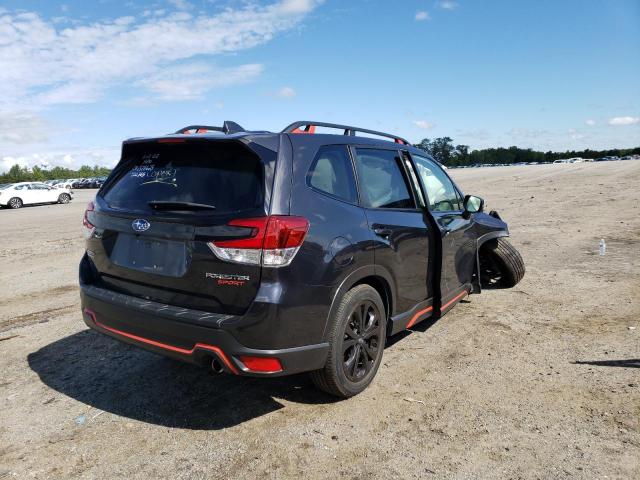 JF2SKAJC3KH500385 - 2019 SUBARU FORESTER S CHARCOAL photo 4