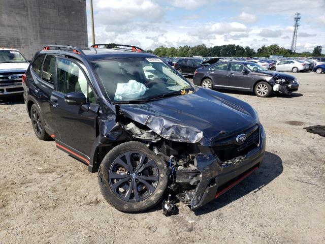 JF2SKAJC3KH500385 - 2019 SUBARU FORESTER S CHARCOAL photo 9