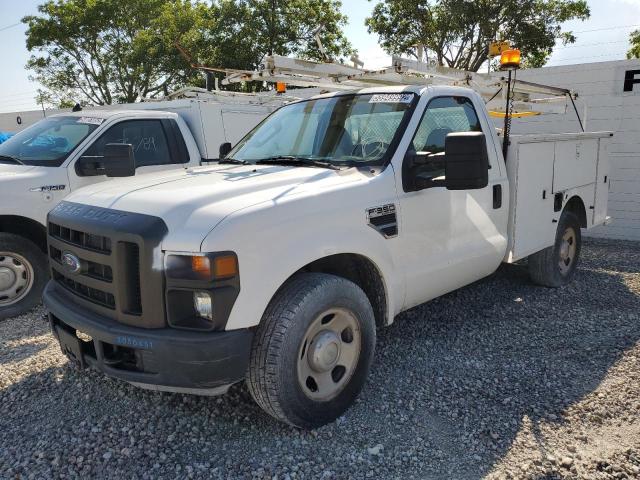 1FDWF30538EC54608 - 2008 FORD F350 SRW S WHITE photo 2