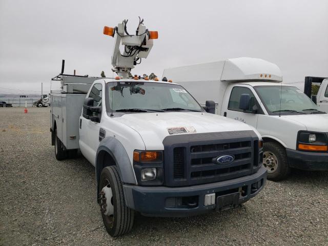 1FD4F46YX8EC32491 - 2008 FORD F450 SUPER WHITE photo 1