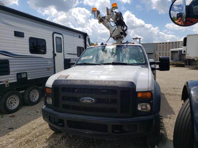 1FD4F46Y48EB02044 - 2008 FORD F450 SUPER WHITE photo 2