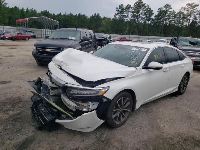 1HGCV1F50MA095152 - 2021 HONDA ACCORD EXL WHITE photo 2