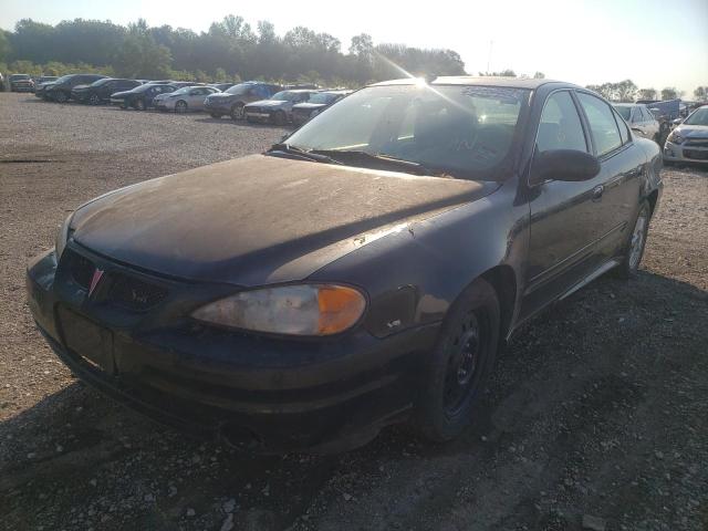 1G2NF52E34M689917 - 2004 PONTIAC GRAND AM S BLACK photo 2