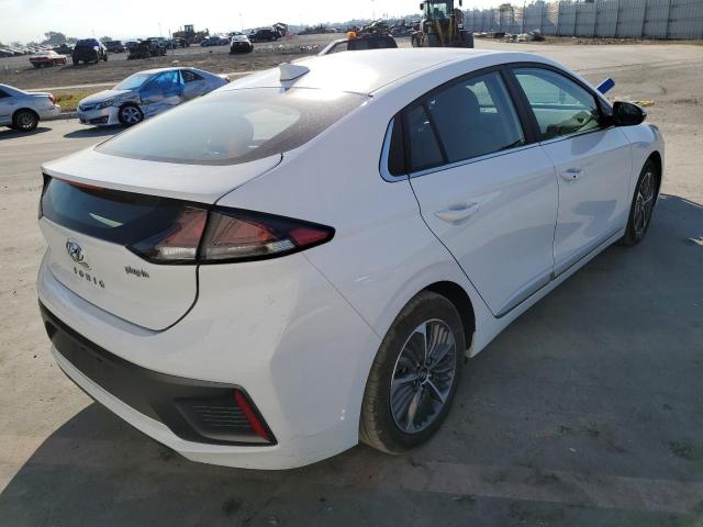 KMHC75LD7MU259552 - 2021 HYUNDAI IONIQ SEL WHITE photo 4