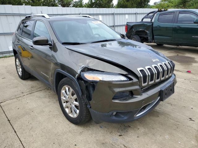 1C4PJMDS4EW231485 - 2014 JEEP CHEROKEE L GREEN photo 1