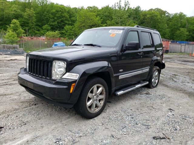 1C4PJMAK7CW168142 - 2012 JEEP LIBERTY SP BLACK photo 2