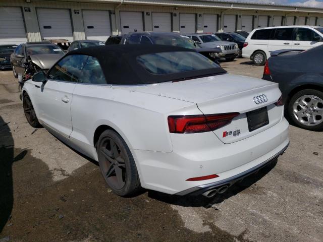 WAU24GF55JN005558 - 2018 AUDI S5 PRESTIG WHITE photo 3