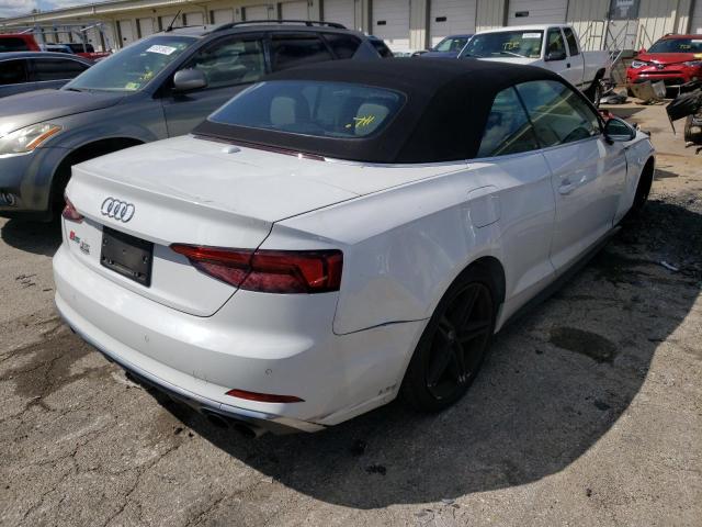 WAU24GF55JN005558 - 2018 AUDI S5 PRESTIG WHITE photo 4