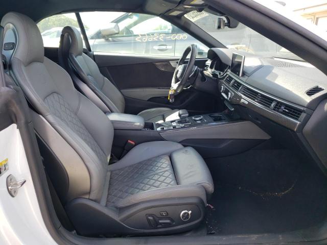 WAU24GF55JN005558 - 2018 AUDI S5 PRESTIG WHITE photo 5