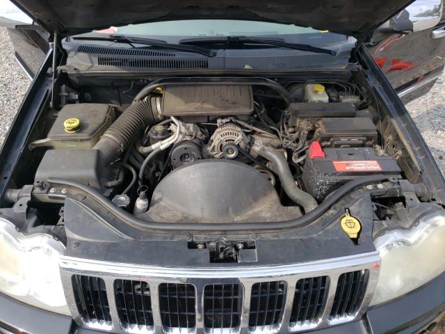 1J8GS48K37C658516 - 2007 JEEP GRAND CHER BLACK photo 7