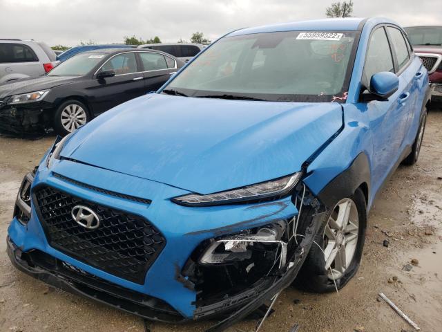 KM8K12AA5KU225109 - 2019 HYUNDAI KONA SE BLUE photo 2