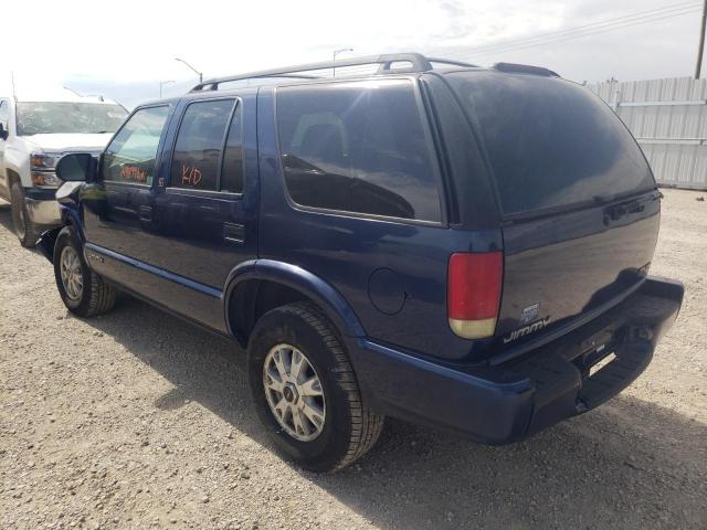 1GKDT13W42K183641 - 2002 GMC JIMMY BLUE photo 3