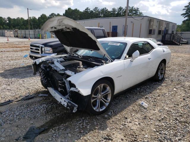 2C3CDZBT5LH118708 - 2020 DODGE CHALLENGER WHITE photo 2