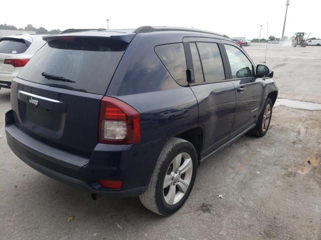 1C4NJCBA9GD553744 - 2016 JEEP COMPASS SP BLUE photo 4