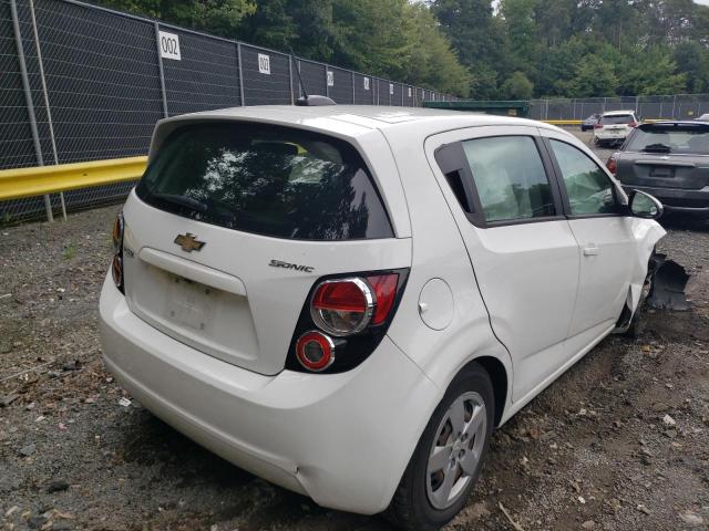 1G1JA6SH6G4164369 - 2016 CHEVROLET SONIC LS 白色 照片 4
