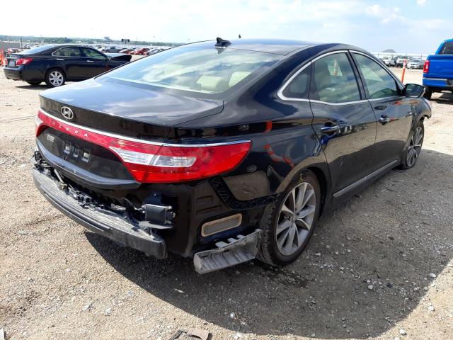 KMHFG4JG5FA484156 - 2015 HYUNDAI AZERA BLACK photo 4