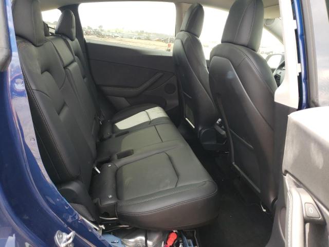 7SAYGDEE5NF386016 - 2022 TESLA MODEL Y أزرق صورة 6
