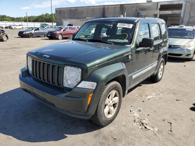 1J4PN2GK4AW135767 - 2010 JEEP LIBERTY SP GREEN photo 2