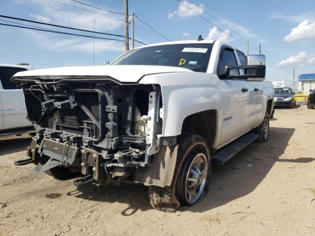 1GC2KUEG2HZ398626 - 2017 CHEVROLET SILVERADO WHITE photo 2