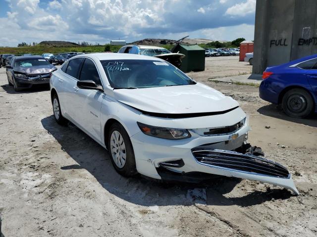 1G1ZA5ST7GF205047 - 2016 CHEVROLET MALIBU L WHITE photo 1