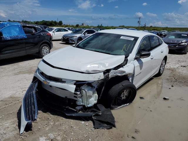 1G1ZA5ST7GF205047 - 2016 CHEVROLET MALIBU L WHITE photo 2