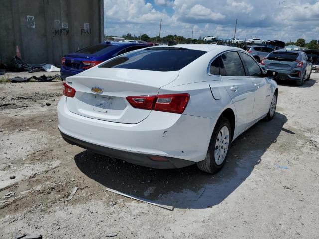 1G1ZA5ST7GF205047 - 2016 CHEVROLET MALIBU L WHITE photo 4