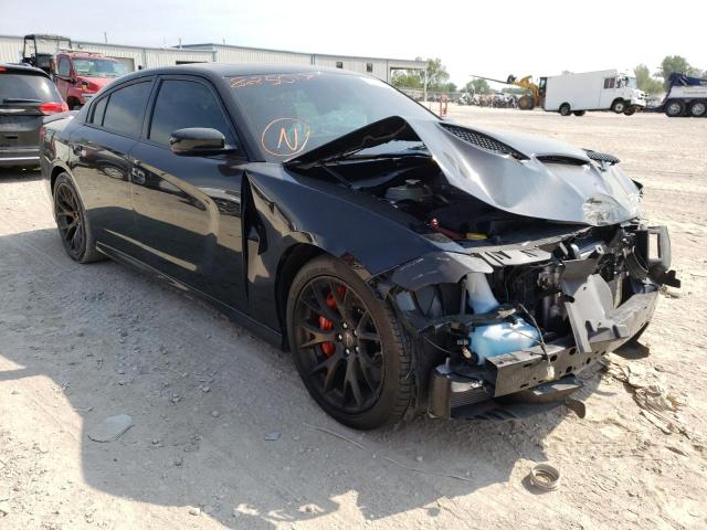 2C3CDXL92FH825017 - 2015 DODGE CHARGER SR BLACK photo 1