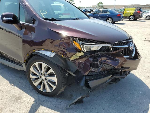 KL4CJASB4JB687238 - 2018 BUICK ENCORE PRE MAROON photo 9