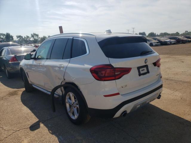 5UXTR7C52KLR43820 - 2019 BMW X3 SDRIVE3 WHITE photo 3