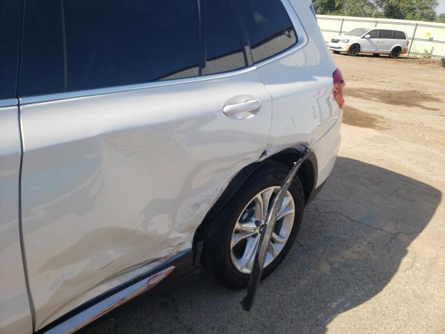 5UXTR7C52KLR43820 - 2019 BMW X3 SDRIVE3 WHITE photo 9