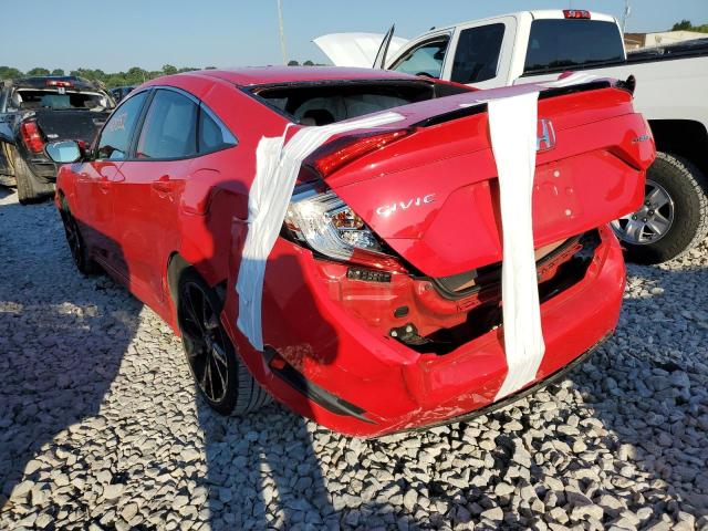 2HGFC2F83KH536029 - 2019 HONDA CIVIC SPOR RED photo 3