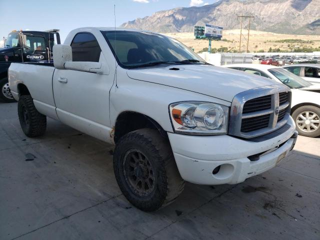 3D7KS26A77G826564 - 2007 DODGE RAM 2500 S WHITE photo 1