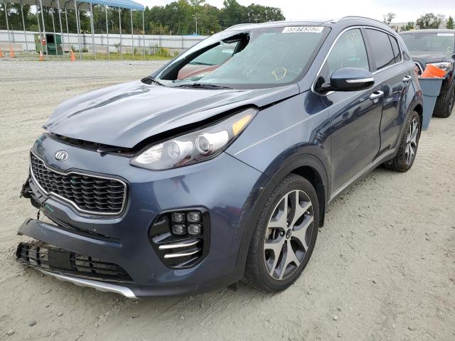 KNDPR3A62H7149389 - 2017 KIA SPORTAGE S BLUE photo 2