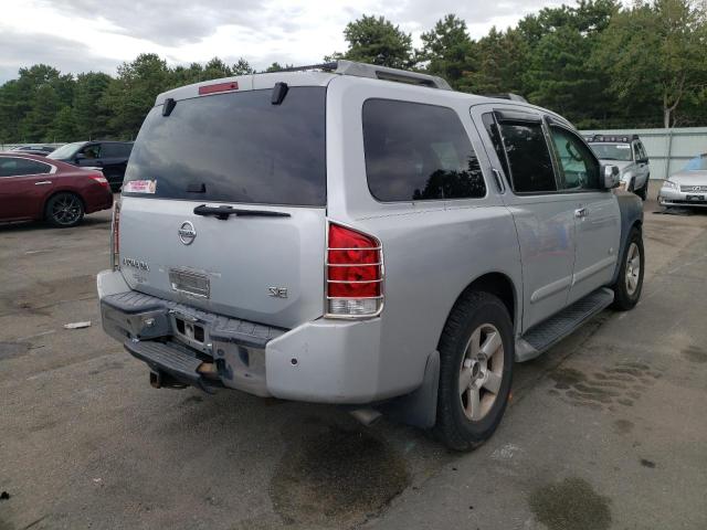 5N1BA08A97N713703 - 2007 NISSAN ARMADA SE SILVER photo 4